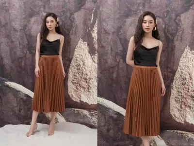 Áo hai dây lụa