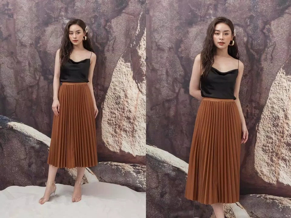Áo hai dây lụa