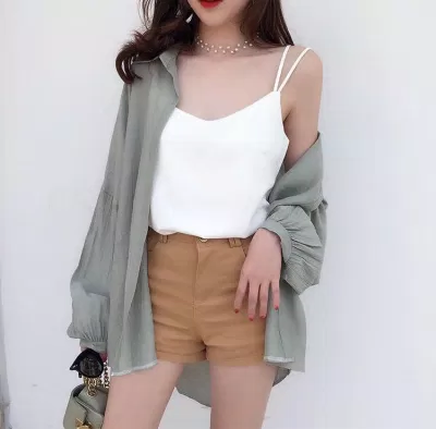 Áo hai dây lụa