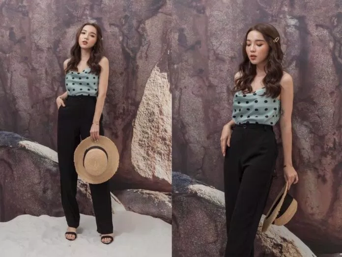 Áo hai dây lụa