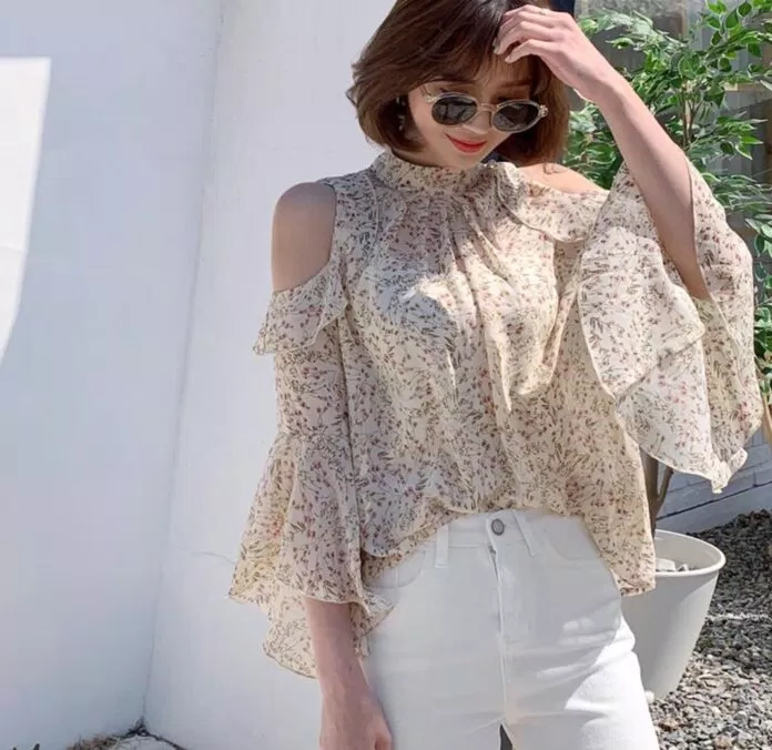 Áo sơ mi nữ 2019 cách điệu
