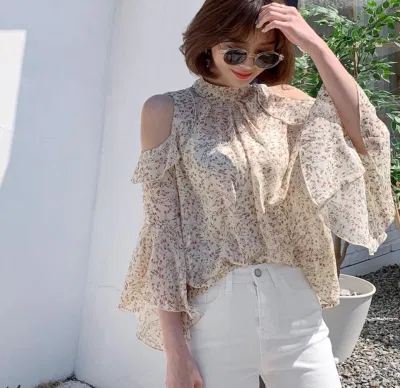 Áo sơ mi nữ 2019 cách điệu