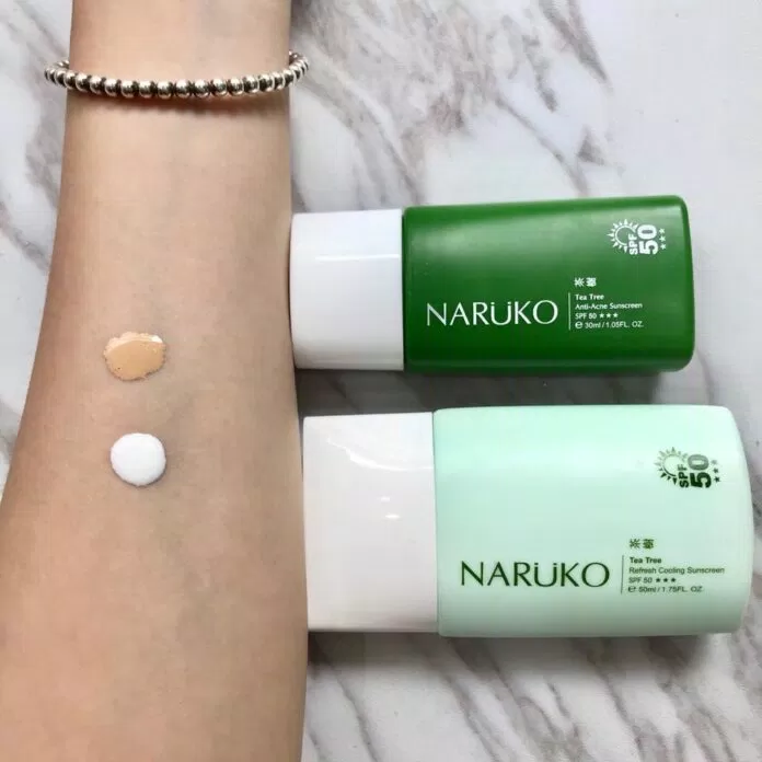 naruko anti acne sunscreen