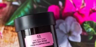 Review mặt nạ cấp nước The Body Shop British Rose Fresh Plumping Mask