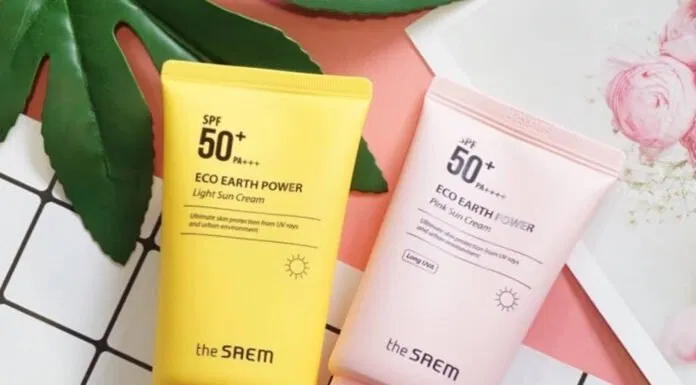 Kem chống nắng The Saem Eco Earth Power Light Sun Cream