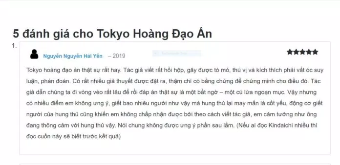 Tokyo Hoàng Đạo Án