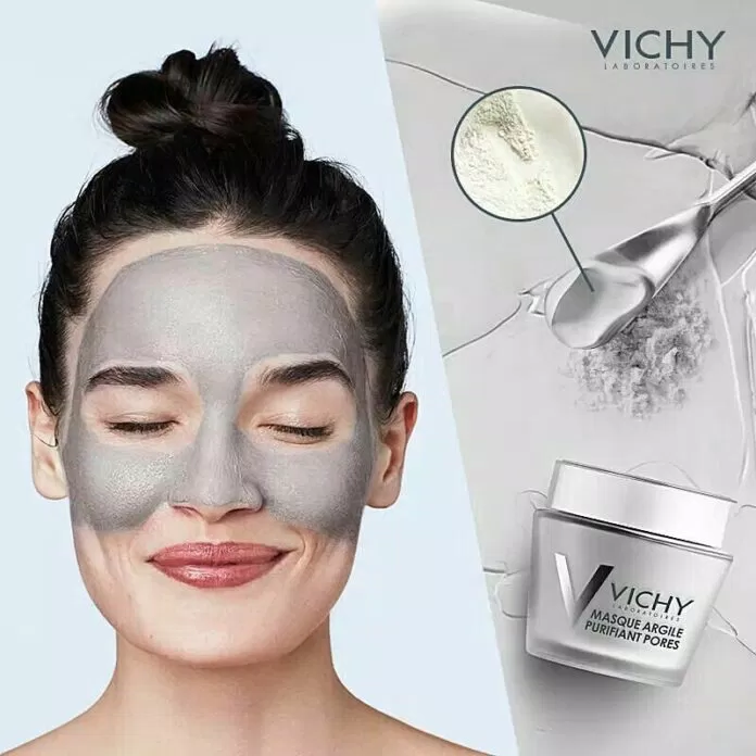 Mặt nạ bùn khoáng Vichy Pore Purifying Clay Mask có khả năng làm sạch sâu bụi bẩn dưới da