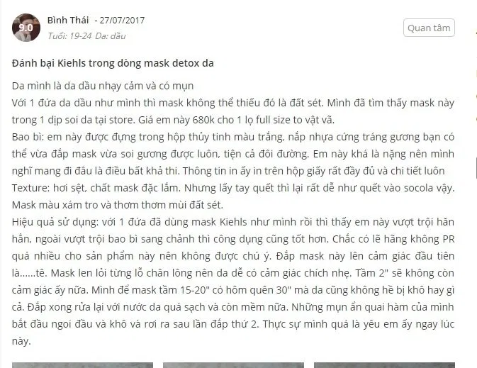 Đánh giá của bạn Bình Thái trên Sheis