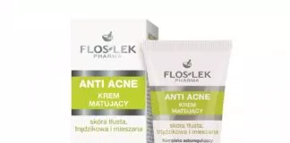 Bao bì của sản phẩm Floslek Mattifying Cream đơn giản nhưng tiện dụng. (Nguồn: Internet)