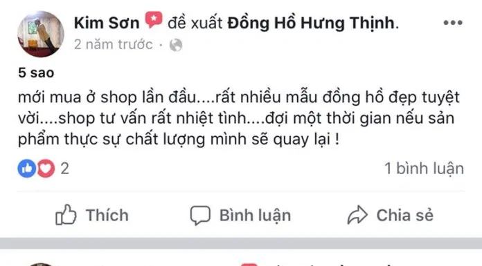 Cửa hàng đồng hồ chính hãng tại TP Hồ Chí Minh