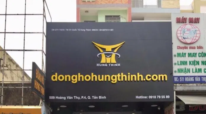 Cửa hàng đồng hồ chính hãng tại TP Hồ Chí Minh