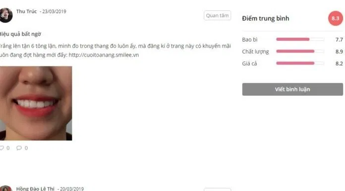 Khách hàng hài lòng về sản phẩm. (Nguồn: Internet)