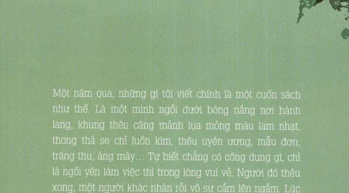 Bìa sau Gấm Hoa Giữa Đời bản đặc biệt