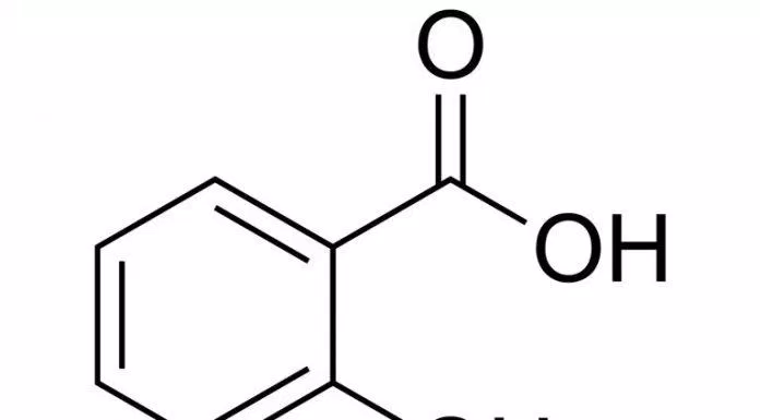 Cấu tạo hóa học của Salicylic acid (ảnh internet)