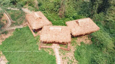 Khung cảnh công viên Ozo được chụp từ trên cao