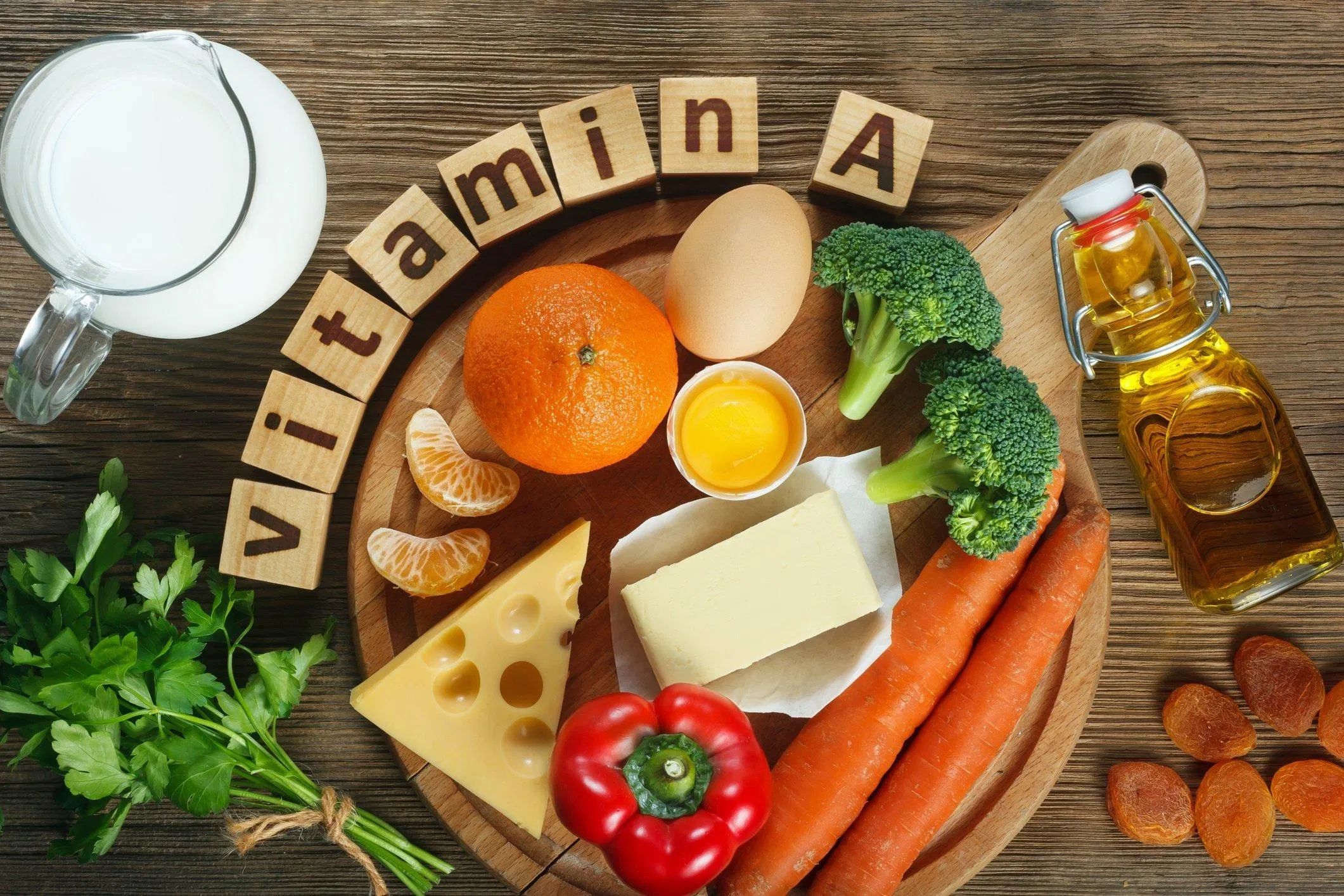 Vitamin A có trong nhiều loại thực phẩm