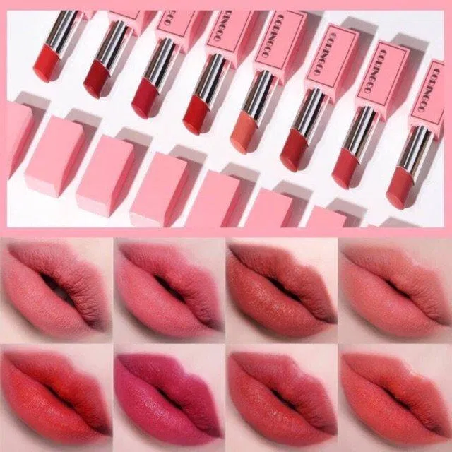 Bảng màu son Coringco Cherry Chu Bonny Matte đa dạng và dễ dùng (Nguồn: Internet) Bảng màu son Coringco Cherry Chu Bonny Matte đa dạng và dễ dùng (Nguồn: Internet)
