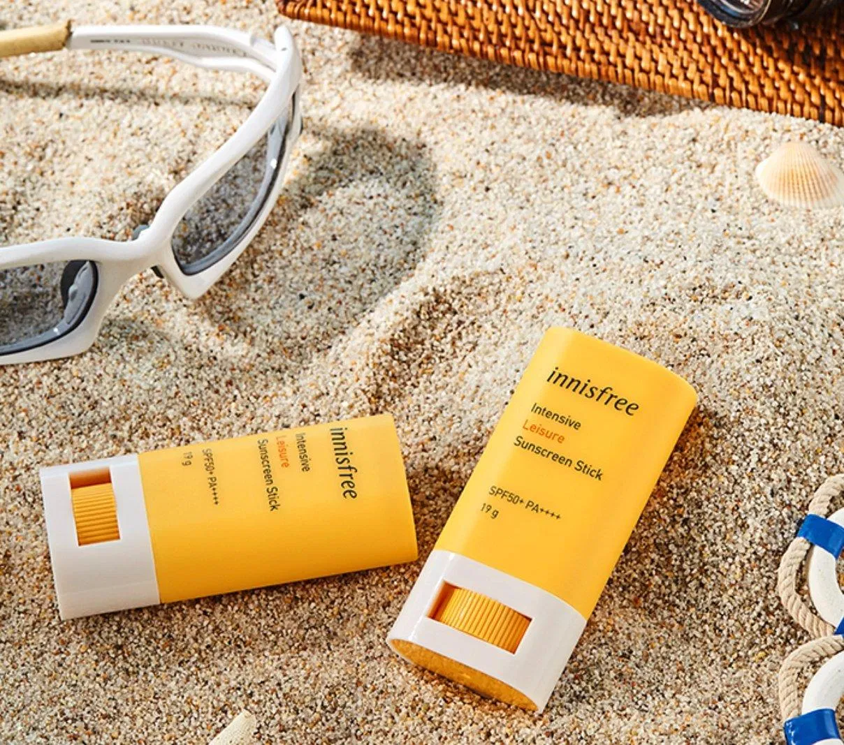 Innisfree Intensive Leisure Sun Stick không chứa các thành phần độc hại và hoàn toàn lành tính với da. (nguồn: Internet)