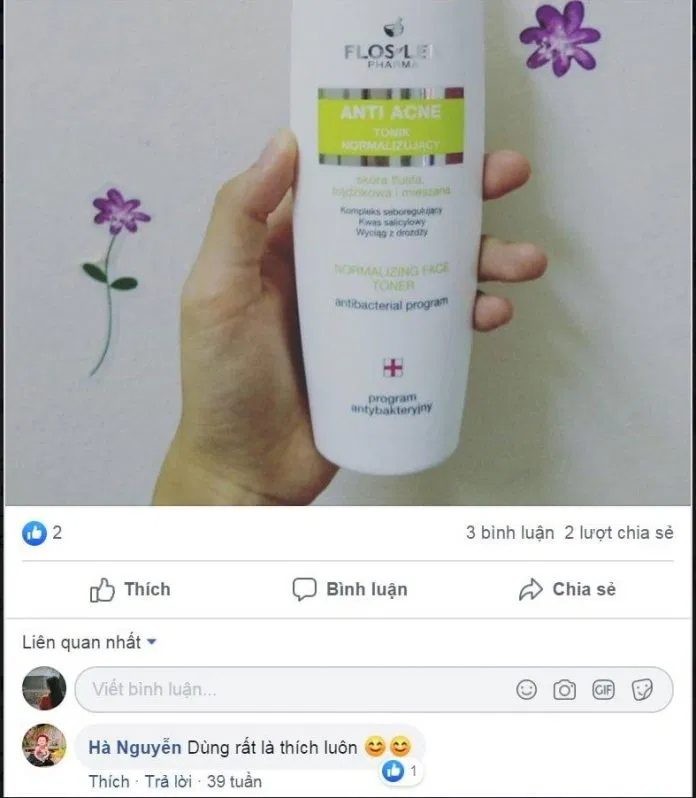 Đánh giá của khách hàng trên Facebook. (nguồn: BlogAnChoi)
