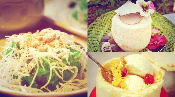 món ăn từ dừa