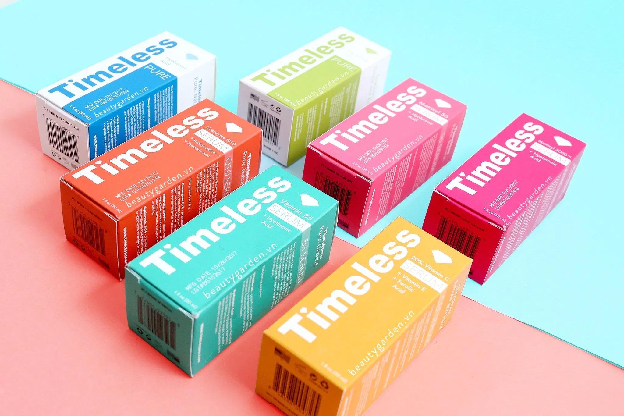 Thương hiệu Timeless nổi bật với các sản phẩm là serum Thương hiệu Timeless nổi bật với các sản phẩm là serum (Nguồn: Internet)