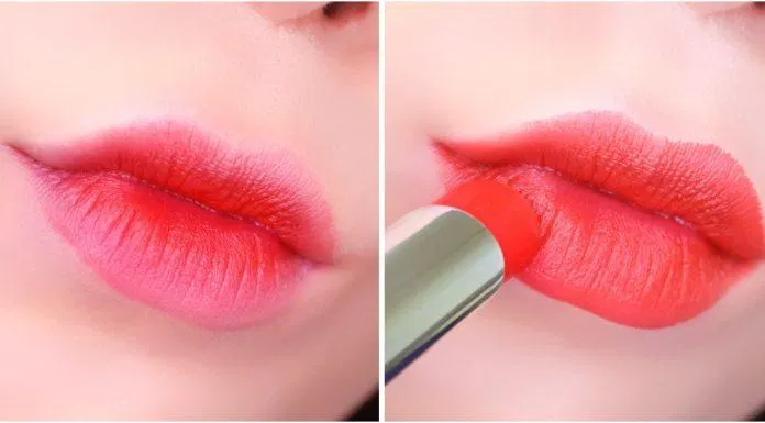 M08- Đỏ cam là một màu tôn da và trắng răng cực kì, giúp nàng tự tin tỏa sáng (Nguồn: Naver) M08- Đỏ cam là một màu tôn da và trắng răng cực kì, giúp nàng tự tin tỏa sáng (Nguồn: Internet)