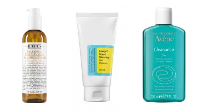 Một số sản phẩm sữa rửa mặt cho da dầu (Ảnh: Internet)