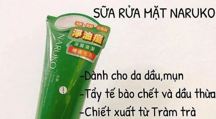 Công dụng của sữa rửa mặt đất sét tràm trà Naruko Tea Tree Purifying Clay Mask and Cleanser in 1 (Nguồn: Internet)