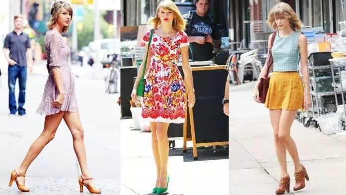 Phong cách thời trang nữ tính của Taylor 