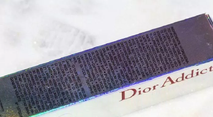 Thành phần son Dior lip glow (Nguồn: Internet)