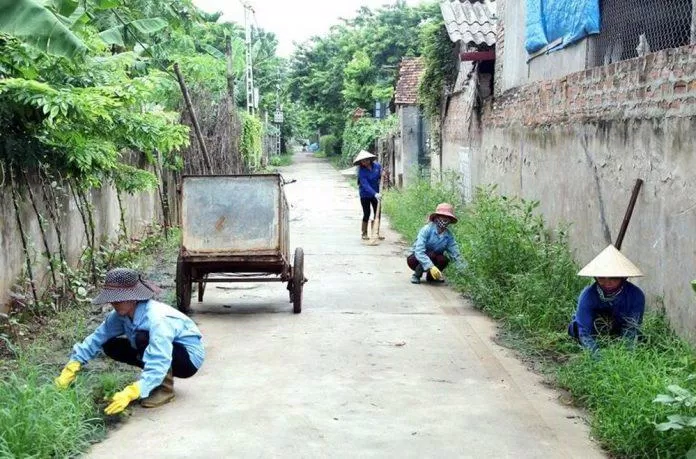 vệ sinh khu phố