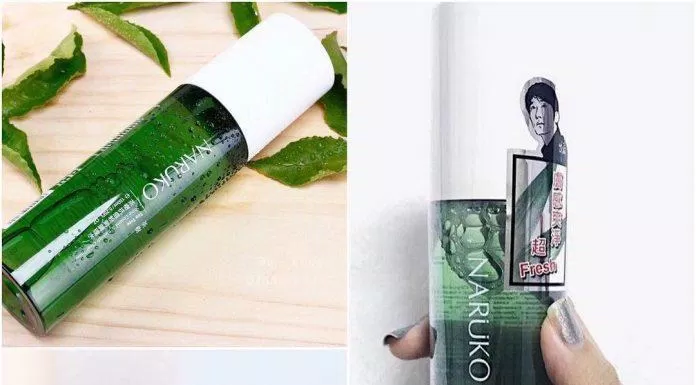 Thiết kế bao bì của Naruko Tea Tree Toner nhỏ gọn và tiện lợi (Nguồn: Internet) Review nước hoa hồng trị mụn Naruko Tea Tree Shine Control and Blemish Clear Toner - BlogAnChoi