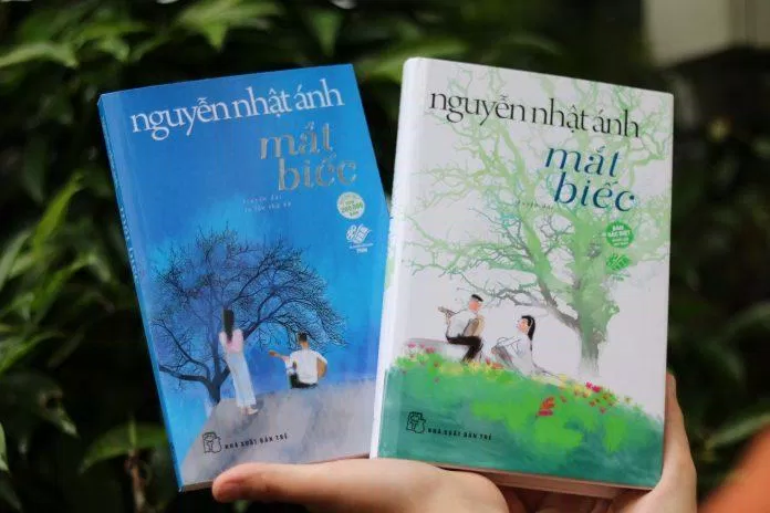 bìa sách mắt biếc