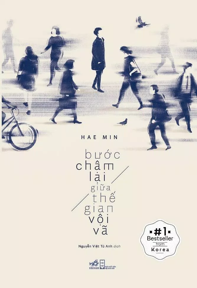 Bìa cuốn sách bán chạy nhất tại Hàn Quốc: Bước Chậm Lại Giữa Thế Gian Vội Vã. (Ảnh: Internet)