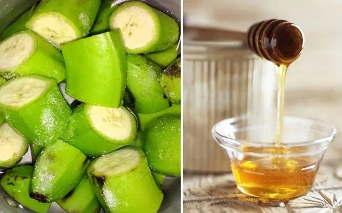 chuối Xanh giúp trị mụn thịt Có thể thêm một chút mật ong vào hỗn hợp chuối xanh để đẩy nhanh hiệu quả trị mụn thịt hơn. ( nguồn: Internet)