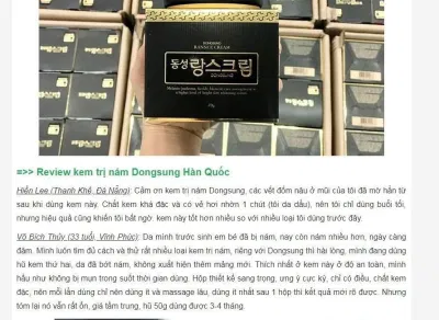 Đánh giá của khách hàng sử dụng sản phẩm trên trang hangngoainhap.com (nguồn ảnh: BlogAnChoi).