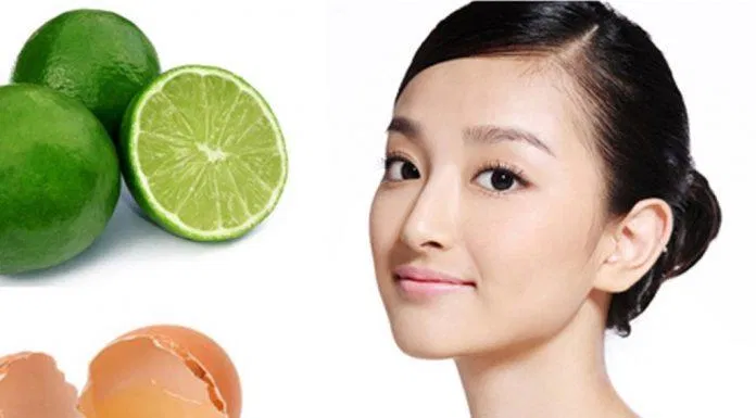 trị mụn gạo bằng chanh và lòng trắng trứng Chanh và lòng trắng trứng không những giúp làm trắng da mà còn hỗ trợ điều trị mụn thịt. (nguồn: Internet)