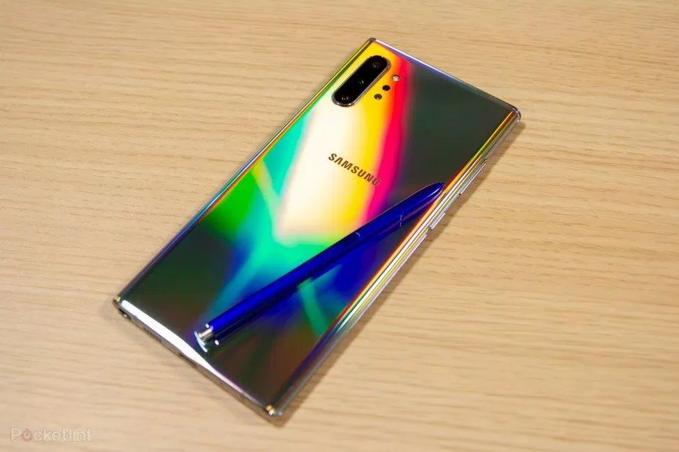 galaxy note 10 Mặt lưng Note 10 bằng kính cực đẹp. Ảnh: internet