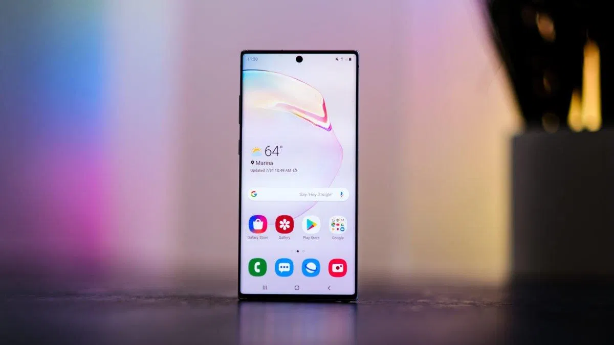 galaxy note 10 Mặt trước Galaxy Note 10 với màn hình xuất sắc. Ảnh: internet