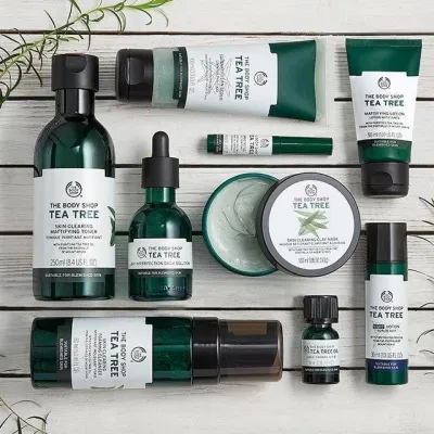 Hình ảnh các sản phẩm dòng Tea Tree của The Body Shop (Nguồn: Internet) Hình ảnh các sản phẩm dòng Tea Tree của The Body Shop (Nguồn: Internet)