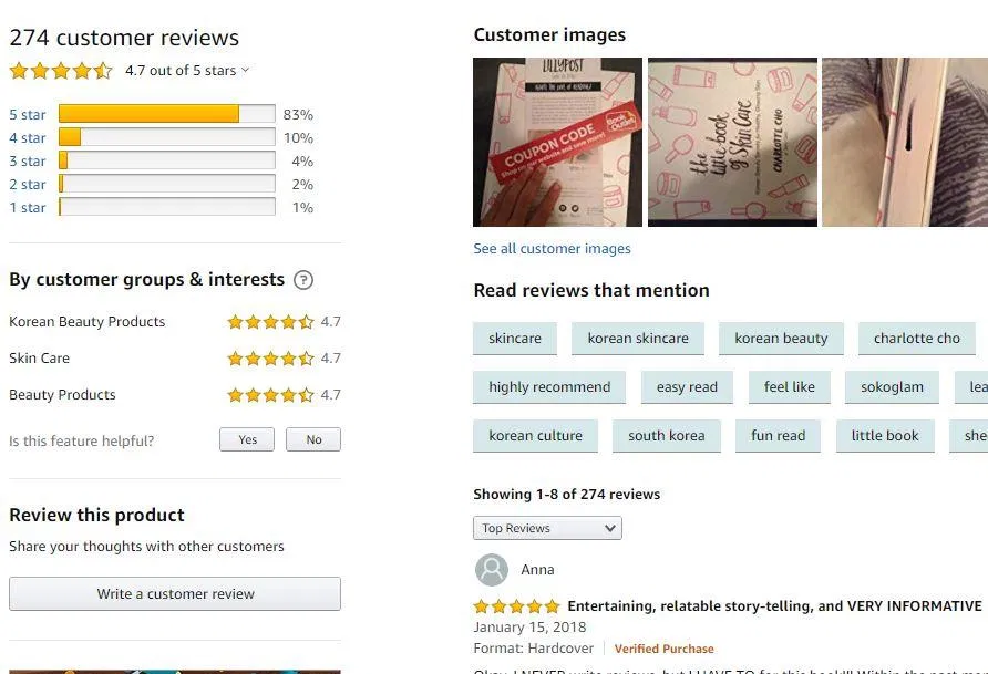 Đánh giá về cuốn sách The Little Book Of Skin Care đánh giá