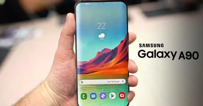 Samsung Galaxy A90 5G với thiết kế cực kì đẹp. Ảnh: internet