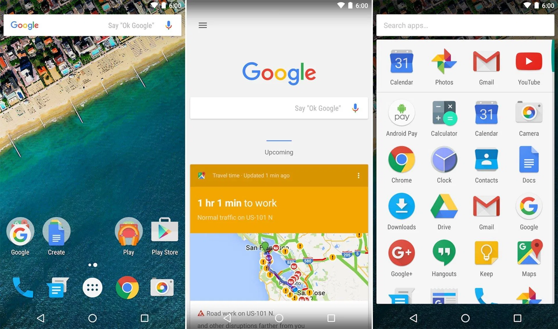 Google Now Launcher Nếu bạn yêu thích giao diện gốc của Android thì hãy sử dụng Google Now Launcher. Ảnh: internet