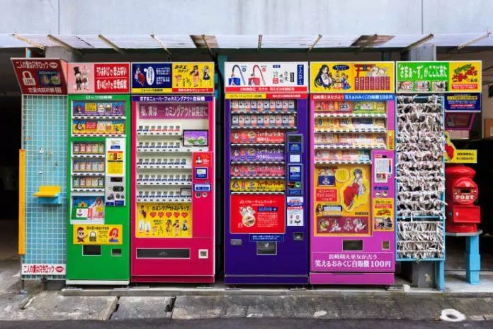 Máy bán hàng ở Nhật