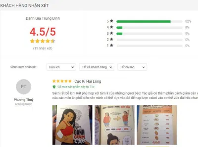 Đánh giá về cuốn sách Oanh Giảm Cân đánh giá