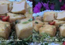 Cách làm tàu hủ trứng chiên muối sả