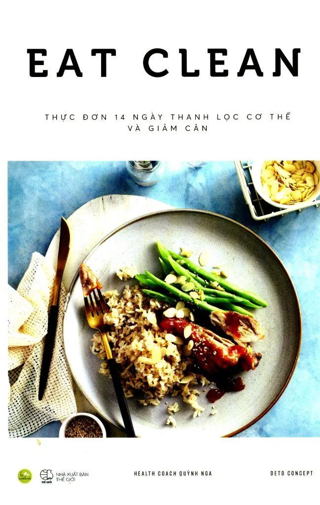 Bìa trước cuốn sách Eat Clean sách hay