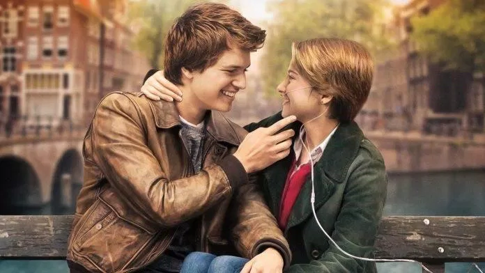 The Fault In Our Stars nói về tình yêu của Hazel và chàng trai trẻ Augustus Waters, cả hai người đều là bệnh nhân của căn bệnh ung thư quái ác (Ảnh: Internet)