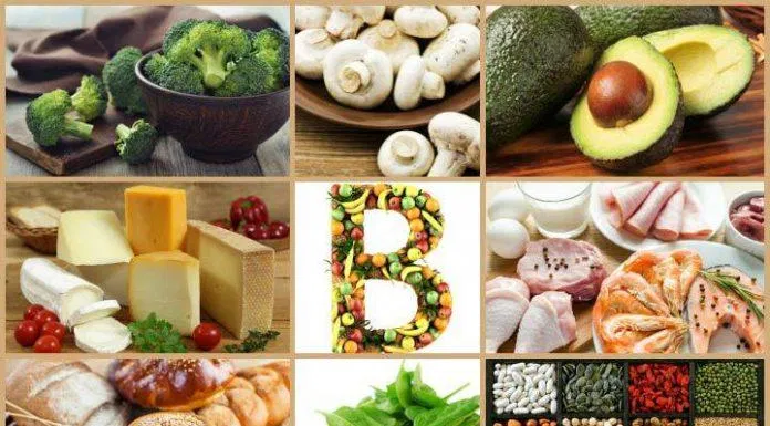 Một số thực phẩm giàu vitamin nhóm B (Ảnh: Internet)