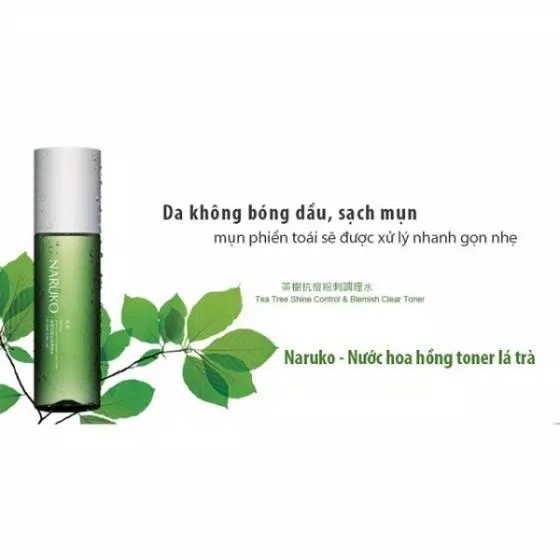 Tinh chất tràm trà giúp kháng khuẩn và trị mụn rất tốt (Nguồn: Internet) Review nước hoa hồng trị mụn Naruko Tea Tree Shine Control and Blemish Clear Toner - BlogAnChoi
